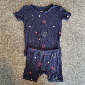Kyte BABY Fireworks Short Sleeve Pajama Set